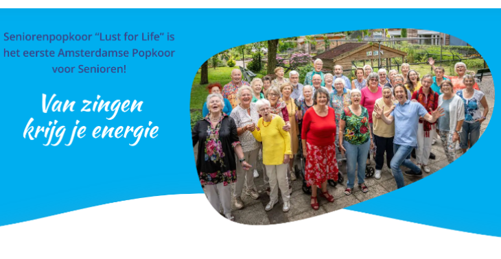 Seniorenpopkoor Lust for Life - uw steun is zeer welkom!