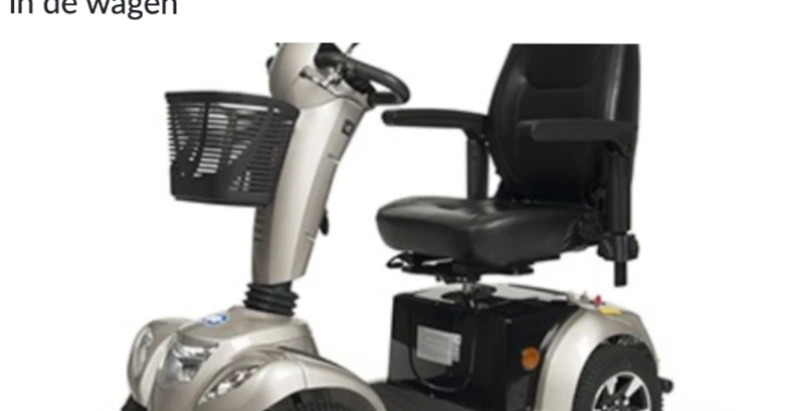 aanpassing wagen voor scootmobiel