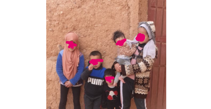 Help dakloze familie in Marokko