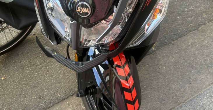 Scooter stuk van ongeval