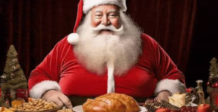 honger met kerst