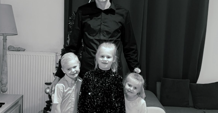 papa van 3 kinderen werkt heel hard om rind te komen  sta er alleen voor