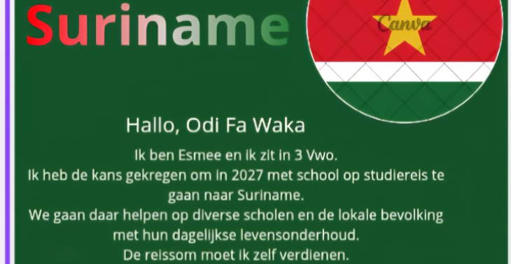 School reis suriname